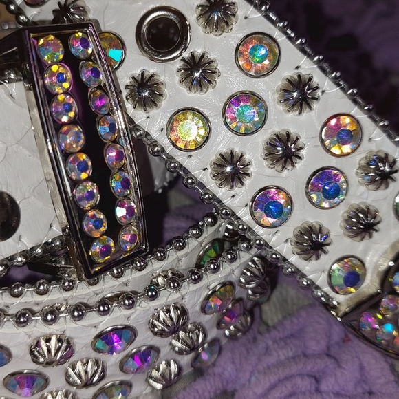 Y2K Rhinestone Belt - Picture 3 of 5